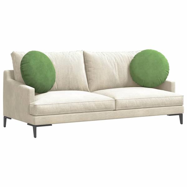 Grote foto vidaxl zitkussens 2 pcs lichtgroen 50 x 19 cm fluweel huis en inrichting woningdecoratie