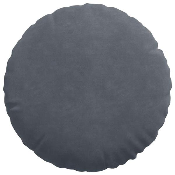 Grote foto vidaxl zitkussens 2 stuks donkergrijs 40 x 13 cm fluweel huis en inrichting woningdecoratie