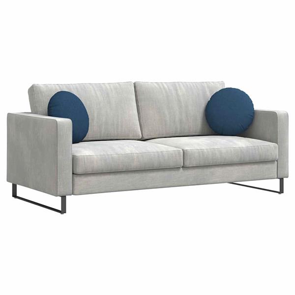 Grote foto vidaxl zitkussens 2 pcs blauw 40 x 13 cm stof huis en inrichting woningdecoratie