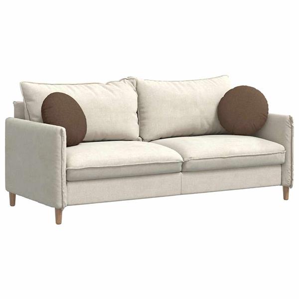 Grote foto vidaxl zitkussens 2 pcs bruin 40 x 13 cm stof huis en inrichting woningdecoratie