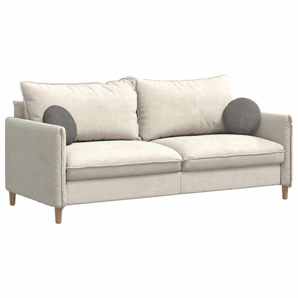 Grote foto vidaxl zitkussens 2 pcs lichtgrijs 30 x 13 cm katoen stof huis en inrichting woningdecoratie