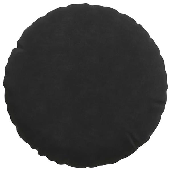 Grote foto vidaxl zitkussens 2 stuks zwart 40 x 13 cm fluweel huis en inrichting woningdecoratie