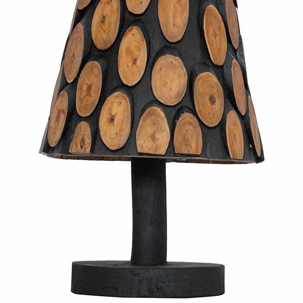 Grote foto vidaxl kerstboom met standaard bruin 90 cm massief teakhout diversen overige diversen