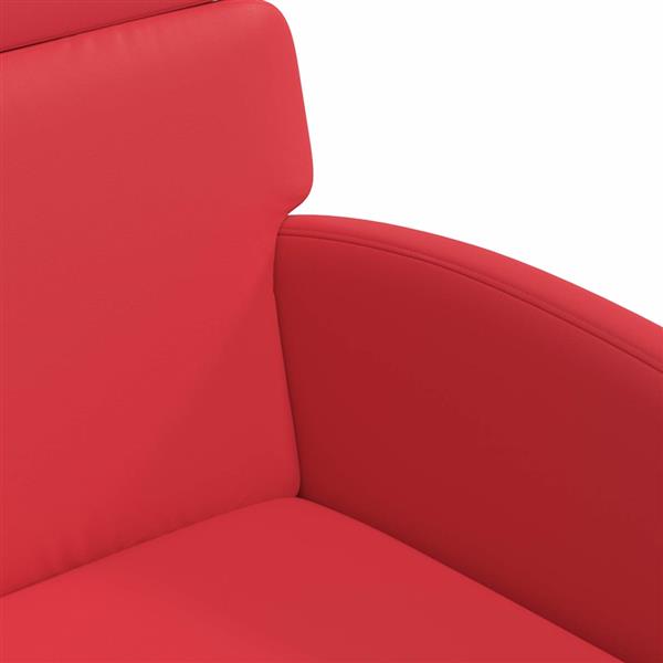 Grote foto vidaxl eetkamerstoelen met wieltjes 2 pcs rood 58 x 65 x 98 cm huis en inrichting stoelen