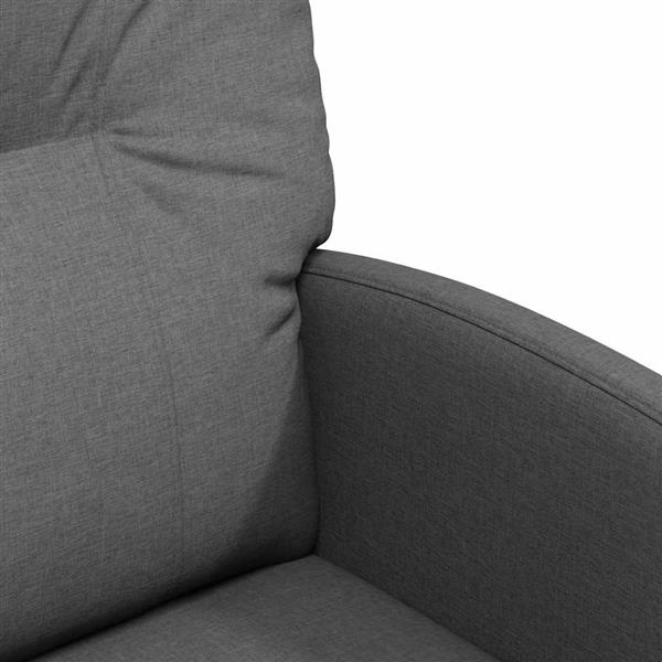 Grote foto vidaxl eetkamerstoelen met wieltjes 2 pcs donkergrijs 57 x 67 x 95 cm huis en inrichting stoelen