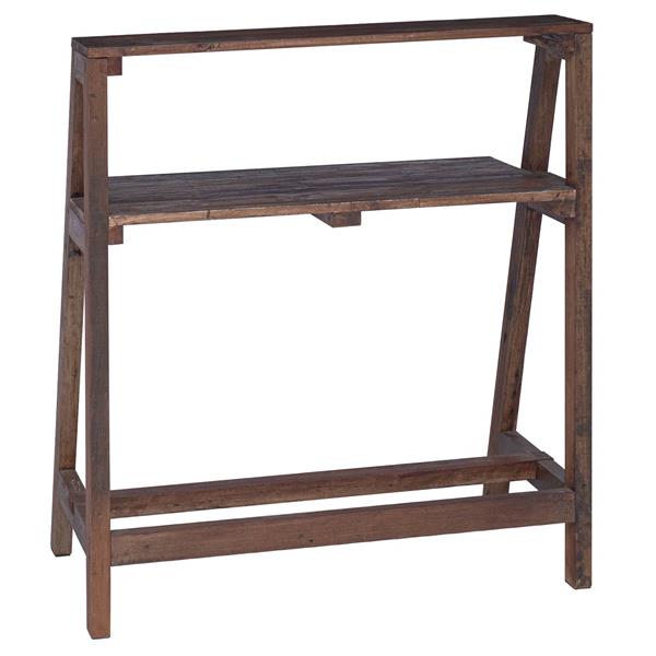 Grote foto vidaxl bureau bruin 90 x 50 x 103 cm massief gerecycled hout huis en inrichting stoelen