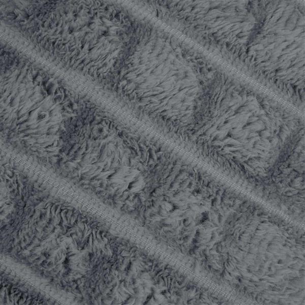 Grote foto vidaxl kleden 6 pcs donkergrijs 270 x 240 cm fleece huis en inrichting bedden