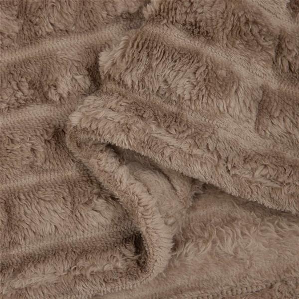 Grote foto vidaxl kleden 6 pcs kameel 270 x 240 cm fleece huis en inrichting bedden