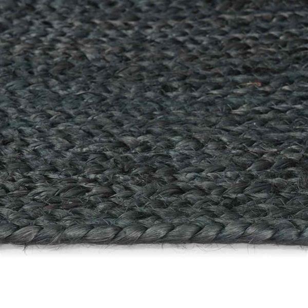 Grote foto vidaxl vloerkleden rechthoekig donkergrijs 60 x 250 cm jute huis en inrichting vloerbedekking en kleden