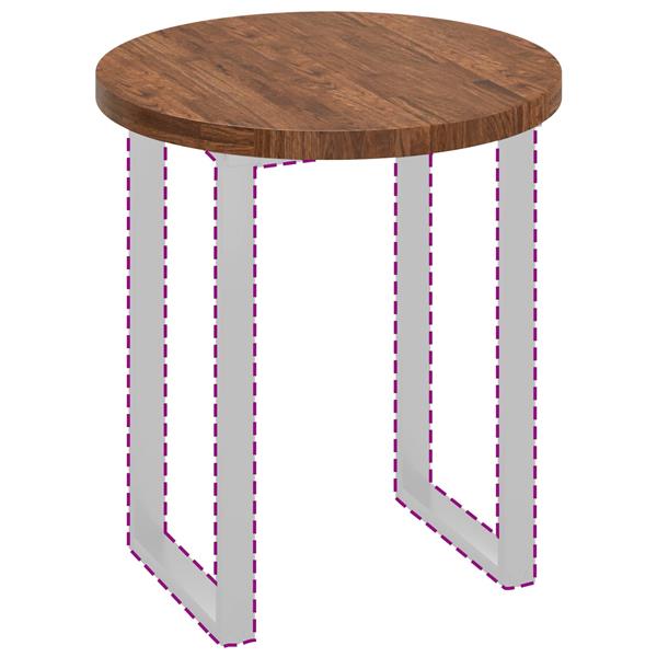 Grote foto vidaxl tafelblad licht bruin 70 x 4 cm massief eikenhout antiek en kunst stoelen en banken