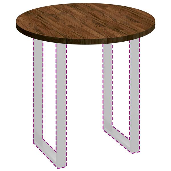 Grote foto vidaxl tafelblad donkerbruin 80 x 2 5 cm massief eikenhout antiek en kunst stoelen en banken