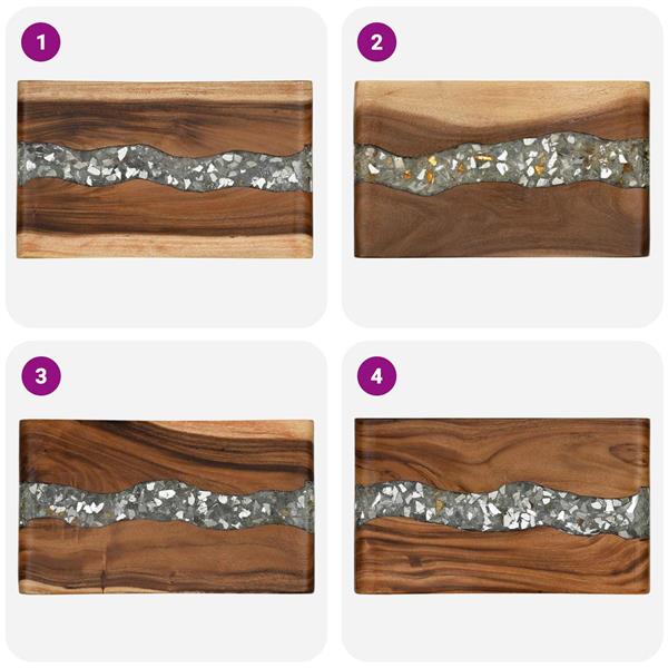 Grote foto vidaxl douchekruk naturel 50 x 30 x 44 cm massief suarhout huis en inrichting stoelen