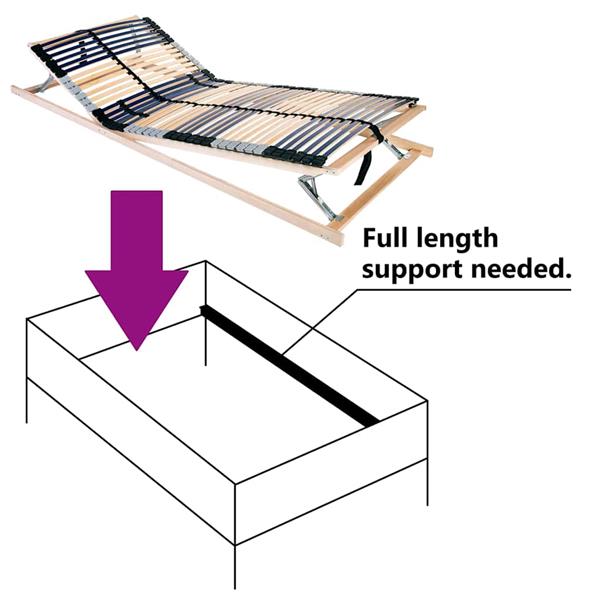 Grote foto vidaxl lattenbodem bruin 80 x 190 cm massief beukenhout antiek en kunst stoelen en banken