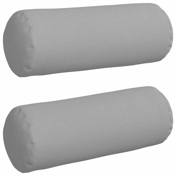 Grote foto vidaxl bolster kussens 2 stuks wolkengrijs 25 x 70 cm stof huis en inrichting woningdecoratie
