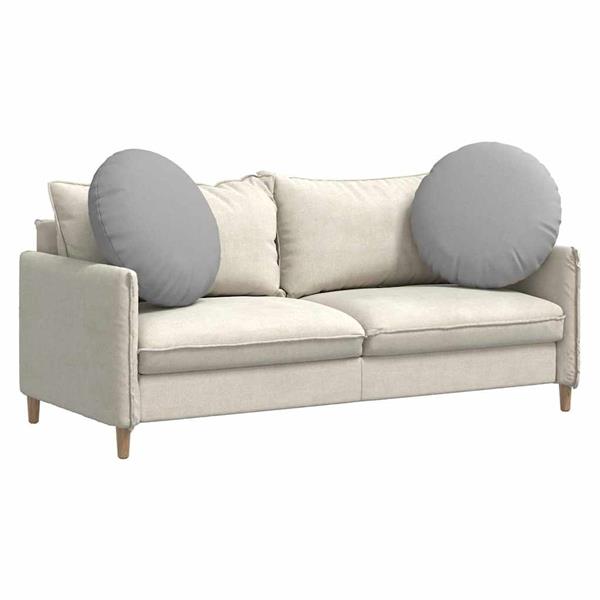 Grote foto vidaxl zitkussens 2 pcs wolkengrijs 60 x 21 cm stof huis en inrichting woningdecoratie