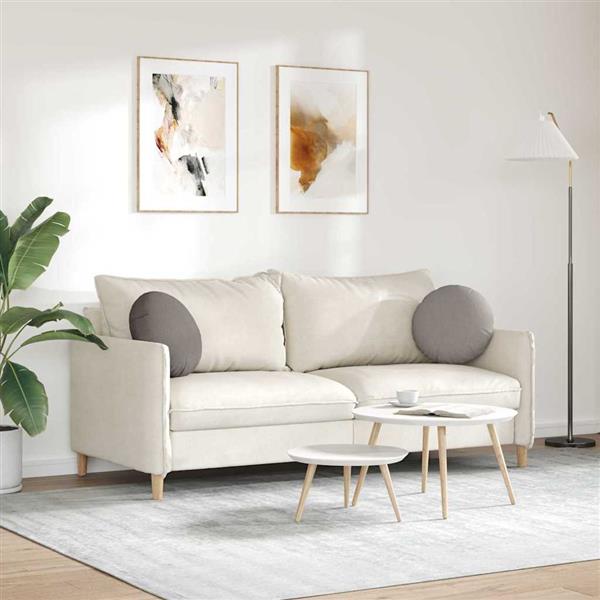 Grote foto vidaxl zitkussens 2 pcs taupe 40 x 13 cm stof huis en inrichting woningdecoratie