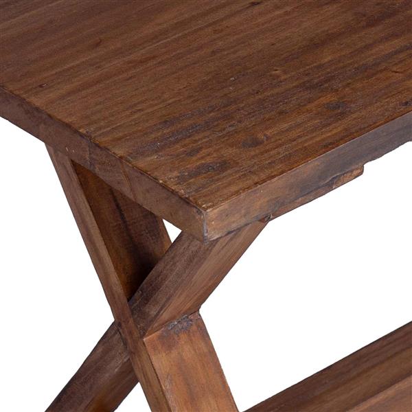 Grote foto vidaxl bank naturel 85 x 35 x 47 cm massief gerecycled hout huis en inrichting overige huis en inrichting