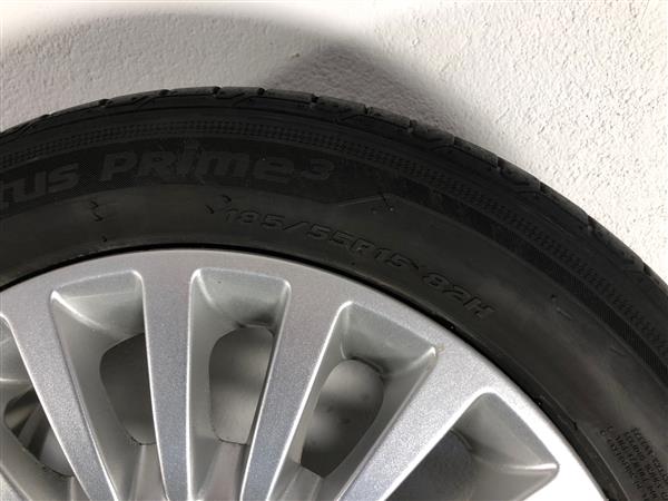 Grote foto velgen met zomerbanden voor fiat 500 auto onderdelen banden en velgen