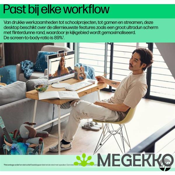 Grote foto hp all in one 24 cr0059nd 24 core i5 computers en software overige computers en software