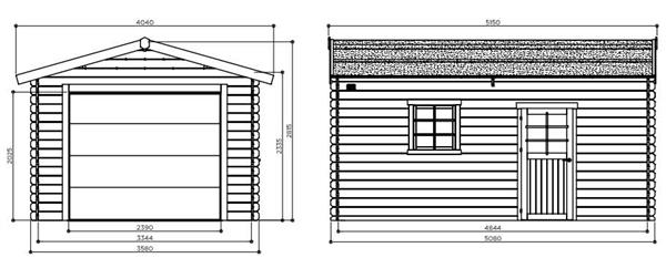 Grote foto garage traditional autoclave s8331 1 tuin en terras tuinhuisjes en blokhutten