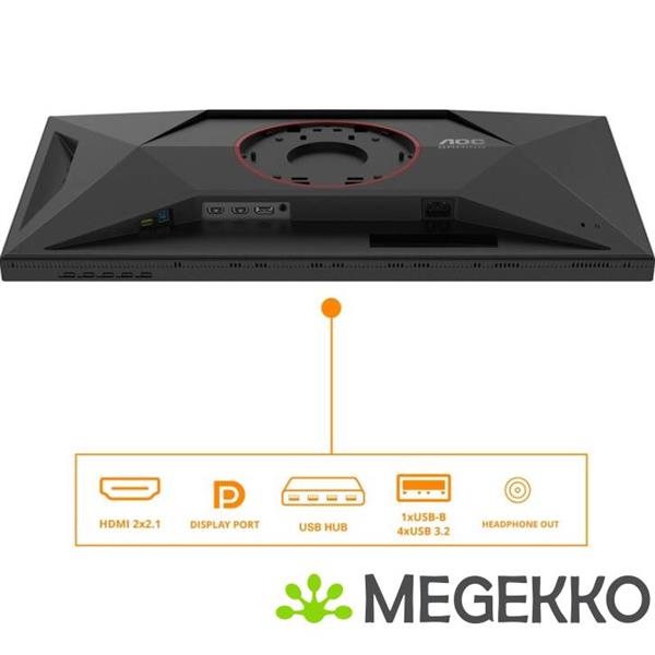 Grote foto aoc g4 u27g4xm 27 4k 160hz fhd 320hz miniled monitor computers en software overige computers en software