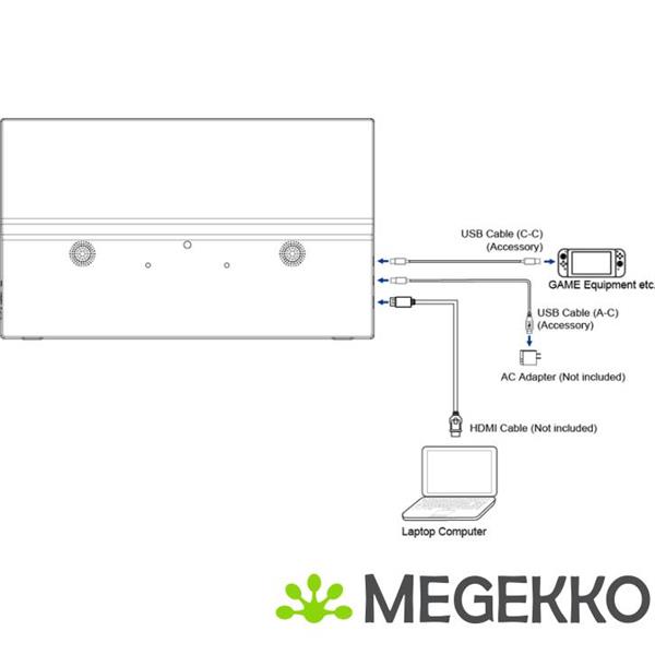 Grote foto iiyama p1671hsc b1 15 6 draagbare ips usb c monitor computers en software overige computers en software
