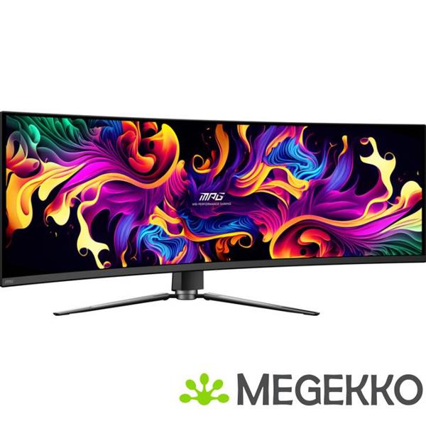 Grote foto msi mpg 491cqpx qd oled 49 dual quad hd 240hz curved gaming monitor computers en software overige computers en software