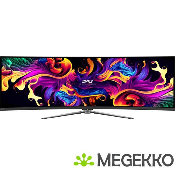 Grote foto msi mpg 491cqpx qd oled 49 dual quad hd 240hz curved gaming monitor computers en software overige computers en software