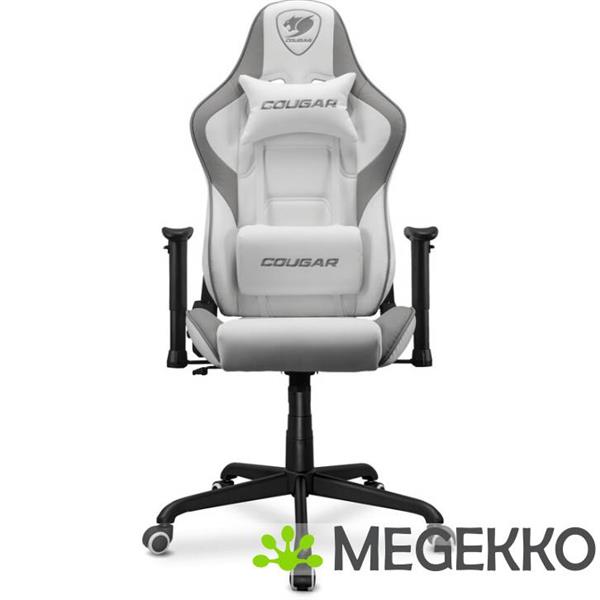 Grote foto cougar gaming silla armor elite white universele gamestoel gecapitonneerde zitting wit spelcomputers games overige merken