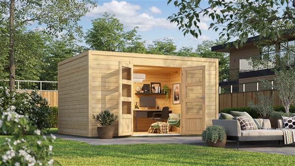 Grote foto tuinhuis quby 400x300 tuin en terras tuinhuisjes en blokhutten