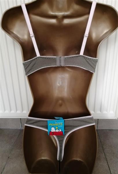 Grote foto bh met string en shorty van peanuts snoopy 75b kleding dames ondergoed en lingerie merkkleding