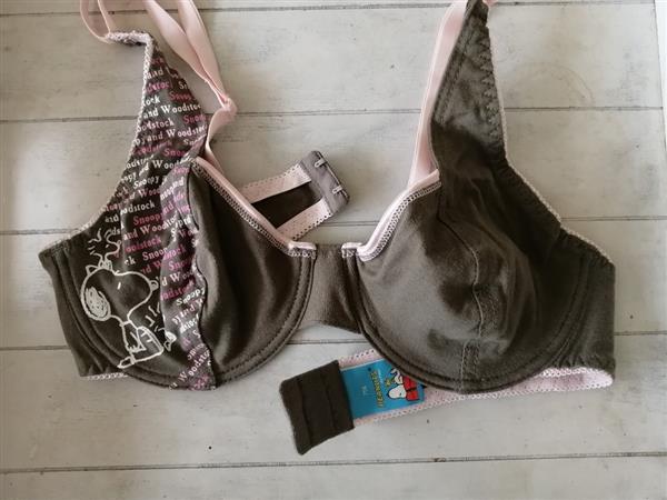 Grote foto bh met string en shorty van peanuts snoopy 75b kleding dames ondergoed en lingerie merkkleding