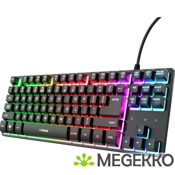 Grote foto trust gxt 833 thado tkl belgisch azerty gaming toetsenbord computers en software toetsenborden