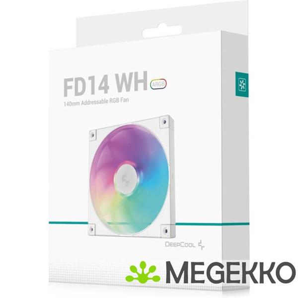 Grote foto deepcool fd14 argb wh computers en software overige computers en software