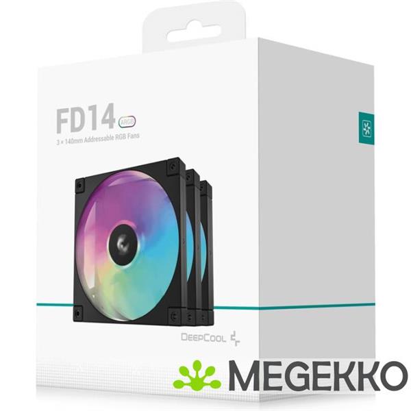 Grote foto deepcool fd14 argb 3in1 computers en software overige computers en software