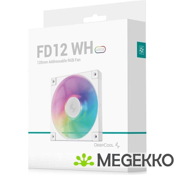 Grote foto deepcool fd12 argb white computers en software overige computers en software