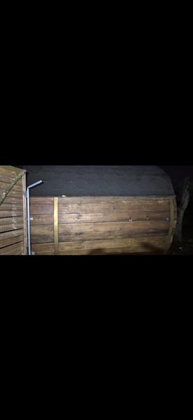 Grote foto finse barrel sauna 2.5m tuin en terras overige tuin en terras