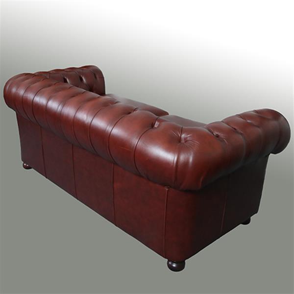 Grote foto vintage winchester furniture chesterfield bank 2.5 seater rust no.330330 antiek en kunst stoelen en banken