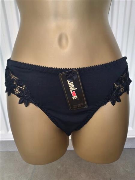 Grote foto elegante zwarte bh met slip voor d cups kleding dames ondergoed en lingerie