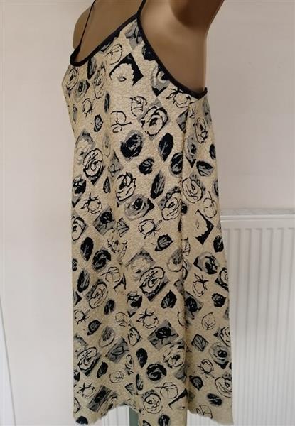 Grote foto goudkleurig jurkje met marineblauw maat 40 kleding dames ondergoed en lingerie