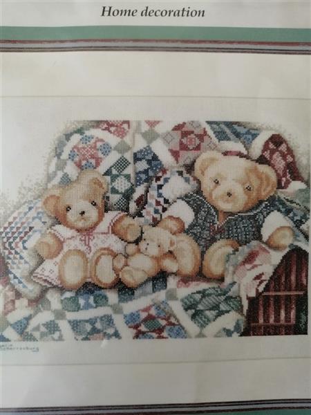 Grote foto vintage borduurpakket maria van scharrenburg hobby en vrije tijd borduren