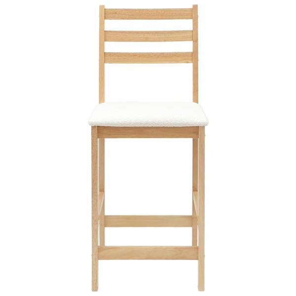 Grote foto vidaxl eettafelstoelen 2 pcs naturel 40 x 47 5 x 99 5 cm huis en inrichting stoelen