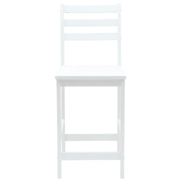 Grote foto vidaxl eettafelstoelen 2 pcs wit 40 x 47 5 x 99 5 cm huis en inrichting stoelen