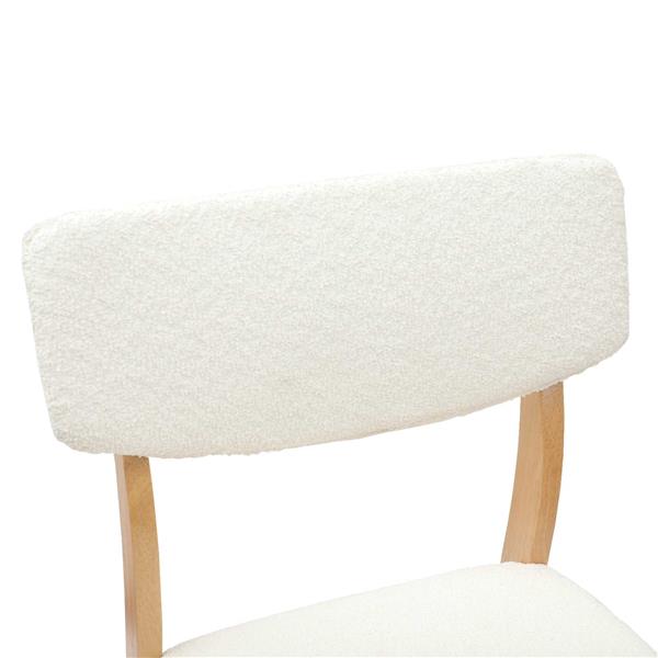 Grote foto vidaxl eettafelstoelen 2 pcs naturel 48 x 49 x 95 cm huis en inrichting stoelen