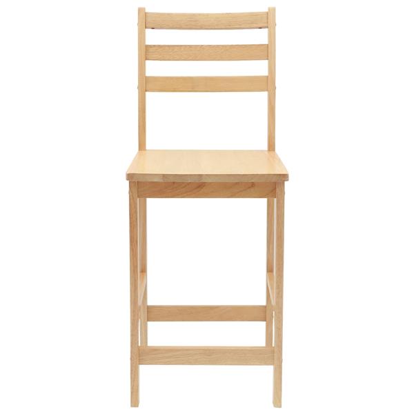 Grote foto vidaxl eettafelstoelen 2 pcs naturel 40 x 47 5 x 99 5 cm huis en inrichting stoelen