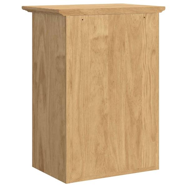 Grote foto vidaxl badkamer wandkast bodo honingbruin 44 x 30 x 60 cm bewerkt hout huis en inrichting complete badkamers