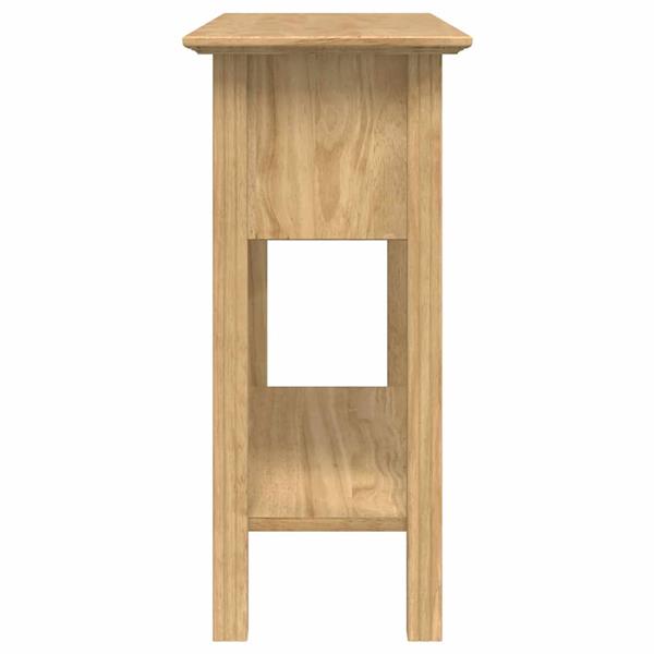 Grote foto vidaxl wandtafel bodo honingbruin 91 x 34.7 x 74 cm bewerkt hout huis en inrichting eettafels