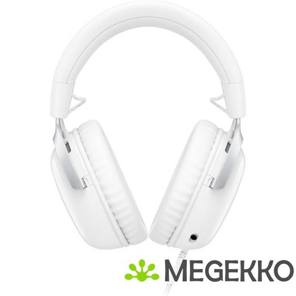 Grote foto hyperx cloud iii bedrade gaming headset in wit audio tv en foto koptelefoons