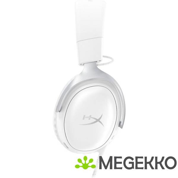 Grote foto hyperx cloud iii bedrade gaming headset in wit audio tv en foto koptelefoons
