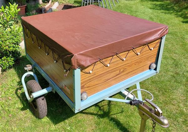 Grote foto aanhangwagen met zeil auto diversen aanhangers